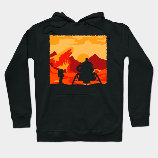 Mars Enviroment Hoodie by nickbeta